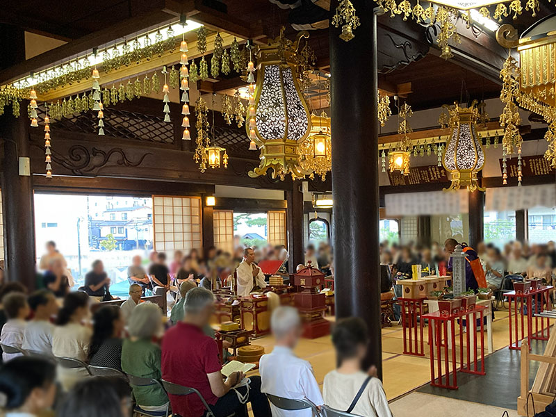 本泉寺　お盆の法要2026年8月